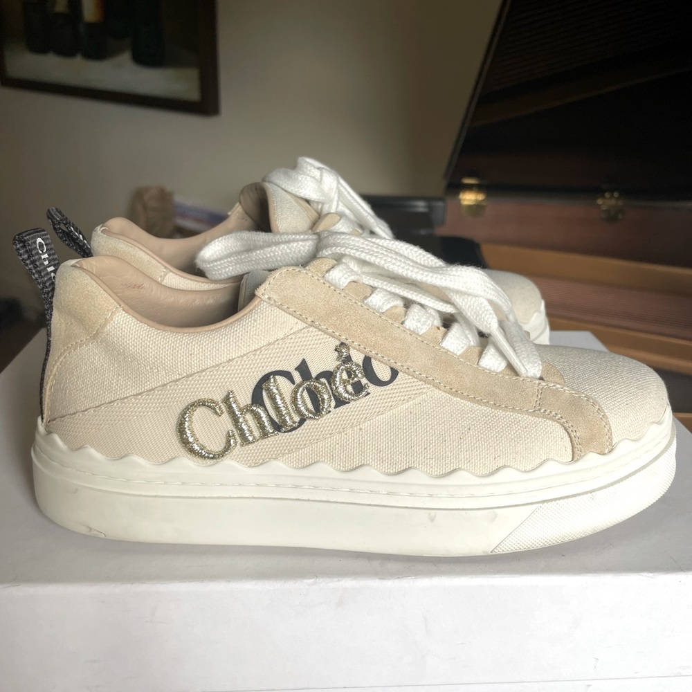 Chloe Tennis Cute Tennis Shoes - worn once